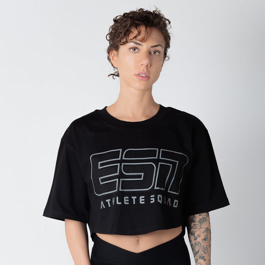 Athlete Squad Cropped T-Shirt - ЕЅΝ
